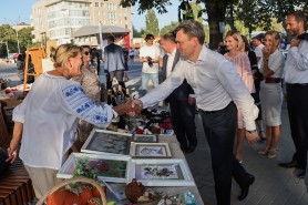 Prim-ministrul Dorin Recean la Ungheni: „Sunteți poarta de vest”